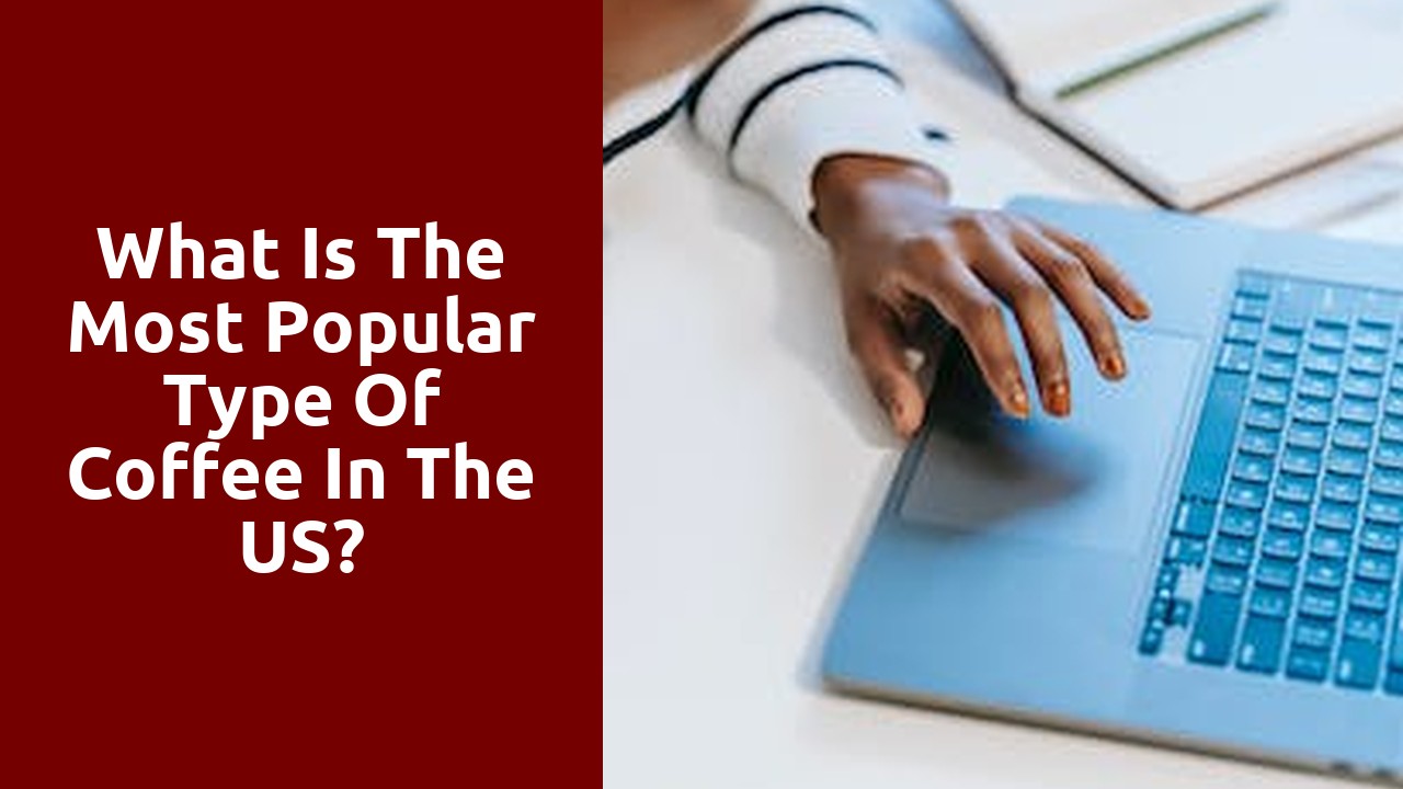 What is the most popular type of coffee in the US?